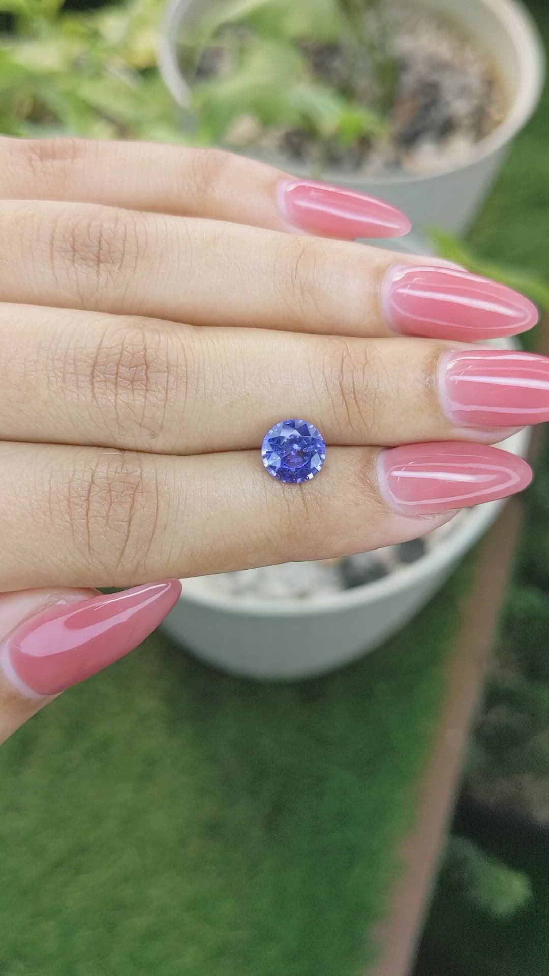 1.90 Ct. Blue Sapphire from Ceylon (Sri Lanka) Size Video