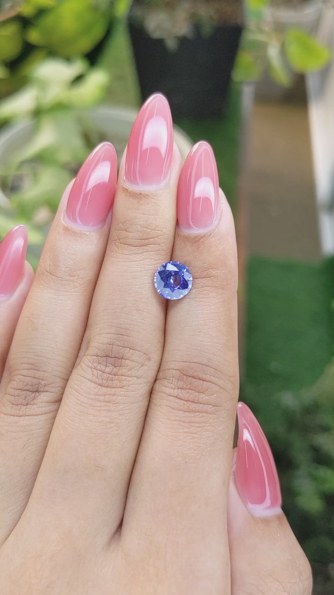 1.90 Ct. Blue Sapphire from Ceylon (Sri Lanka) Size Video