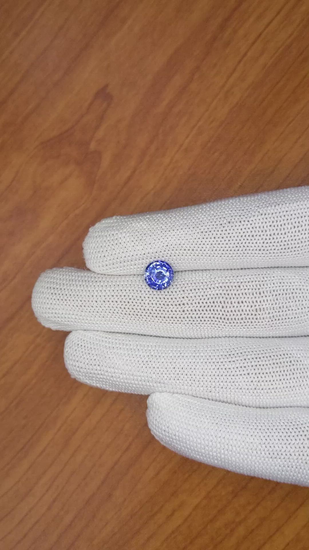 1.90 Ct. Blue Sapphire from Ceylon (Sri Lanka) Size Video