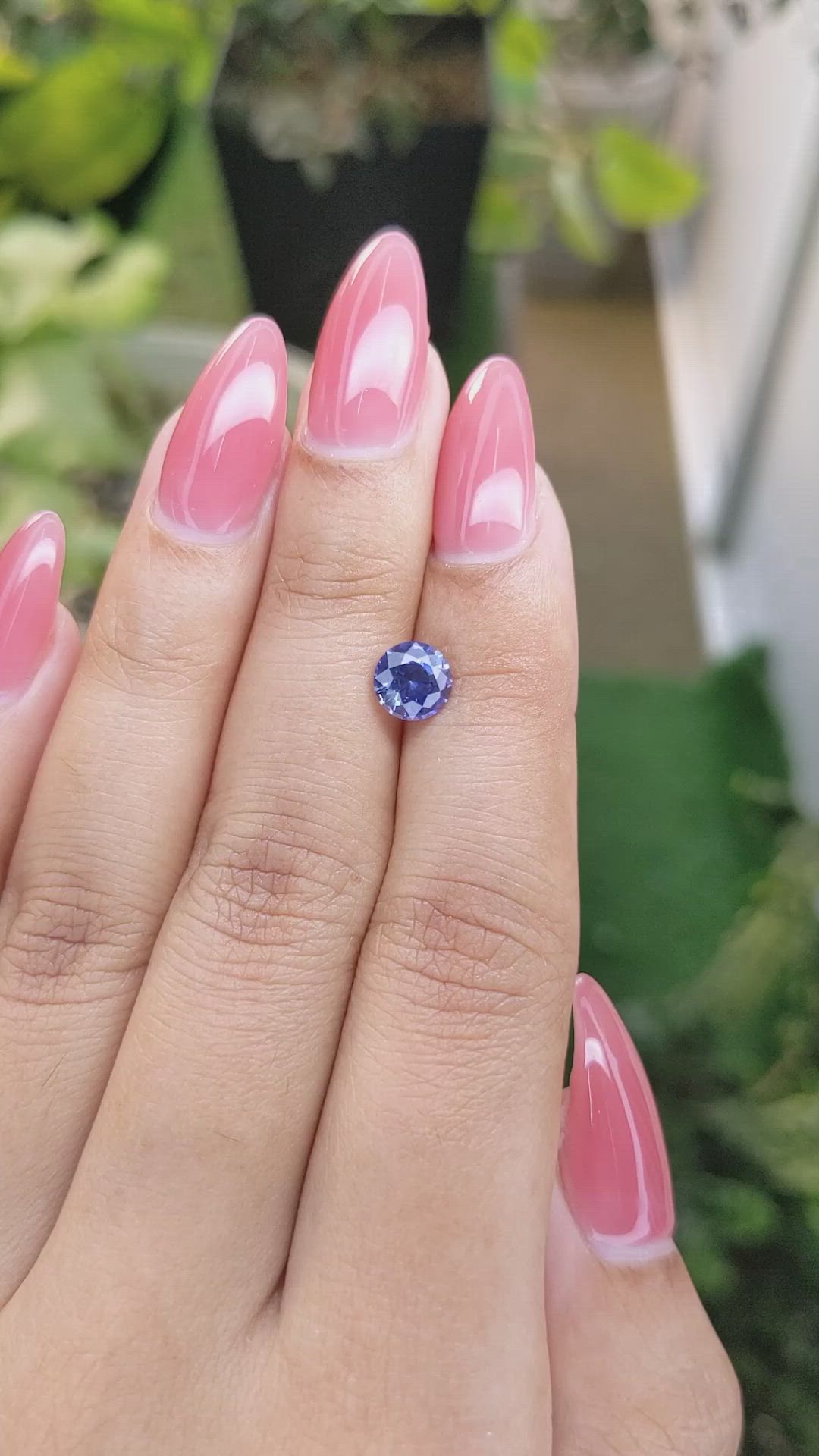 1.27 Ct. Blue Sapphire from Ceylon (Sri Lanka) Size Video