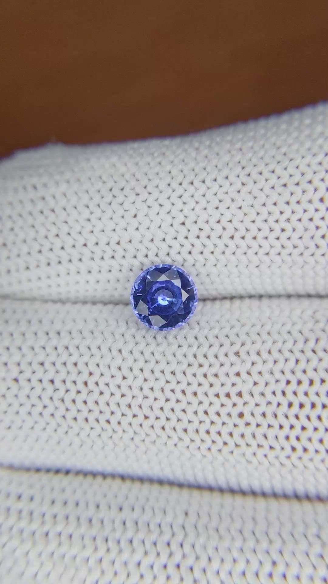 1.08 Ct. Blue Sapphire from Ceylon (Sri Lanka) Size Video