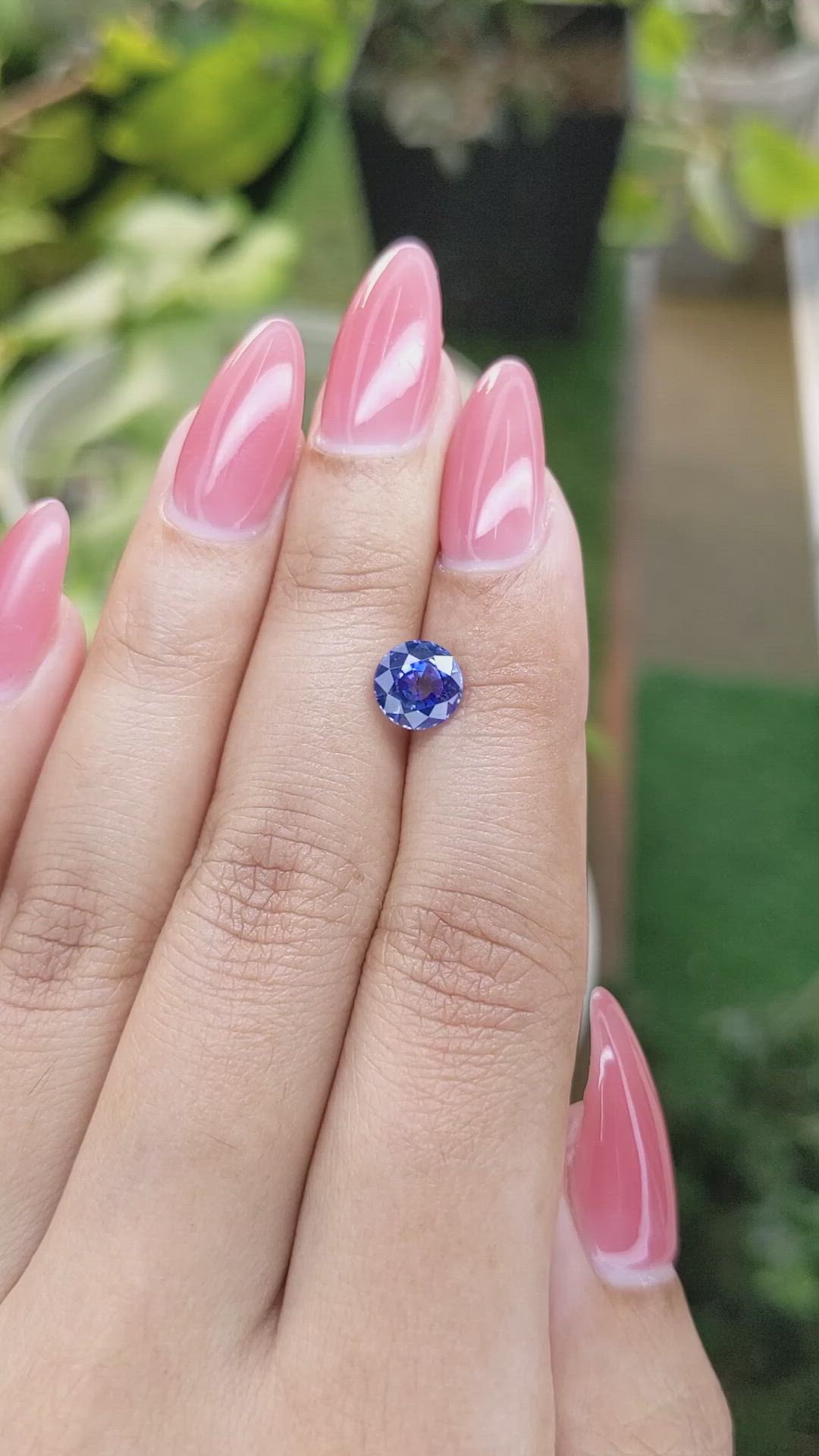 1.81 Ct. Blue Sapphire from Ceylon (Sri Lanka) Size Video