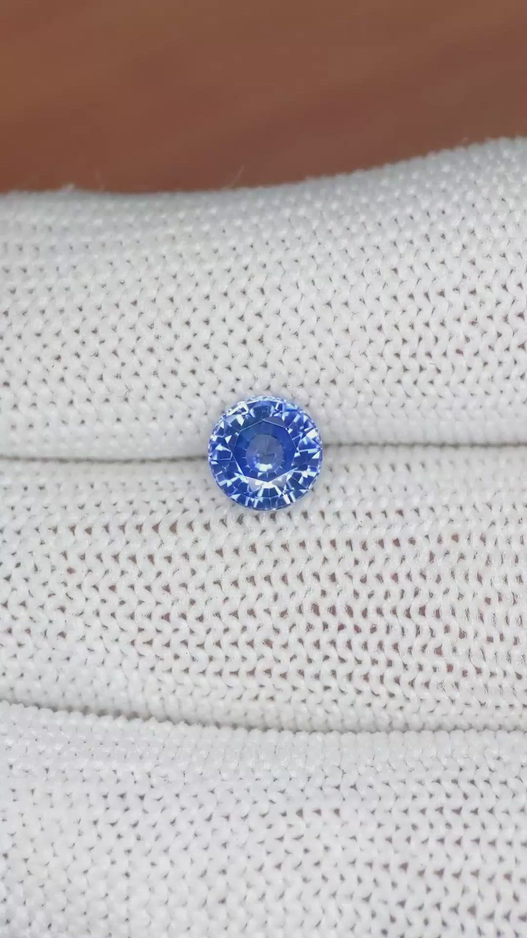 1.81 Ct. Blue Sapphire from Ceylon (Sri Lanka) Size Video