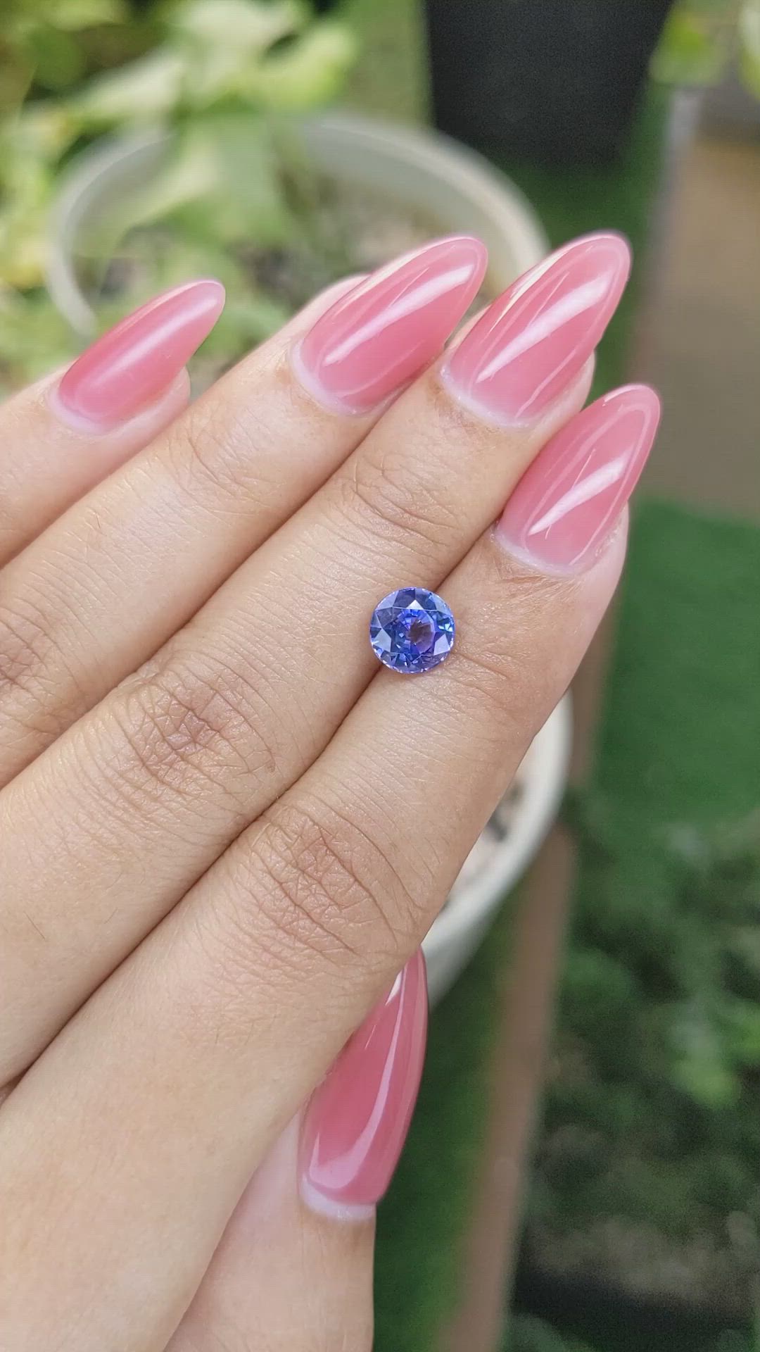 1.81 Ct. Blue Sapphire from Ceylon (Sri Lanka) Size Video