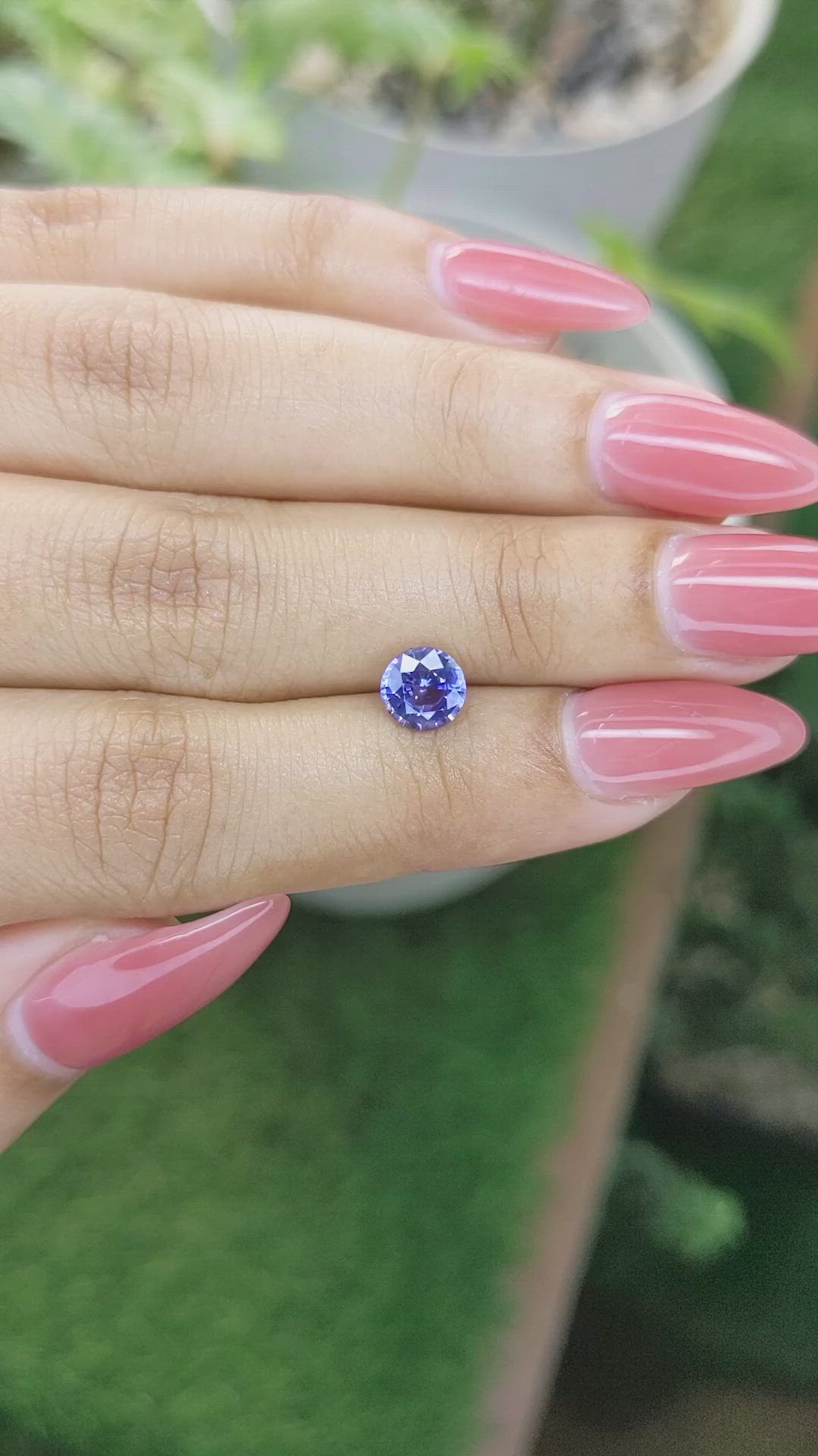 1.14 Ct. Blue Sapphire from Ceylon (Sri Lanka) Size Video