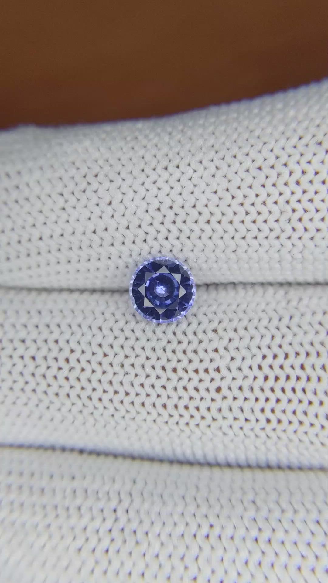 1.08 Ct. Blue Sapphire from Ceylon (Sri Lanka) Size Video