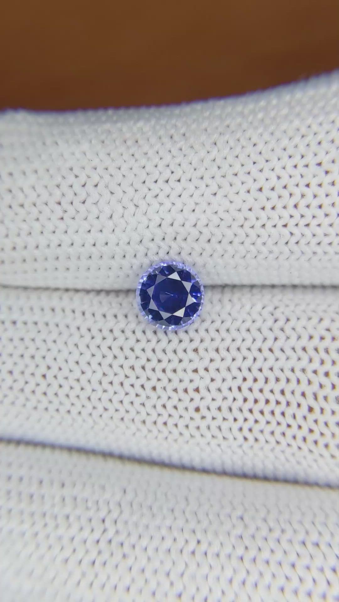 1.20 Ct. Blue Sapphire from Ceylon (Sri Lanka) Size Video