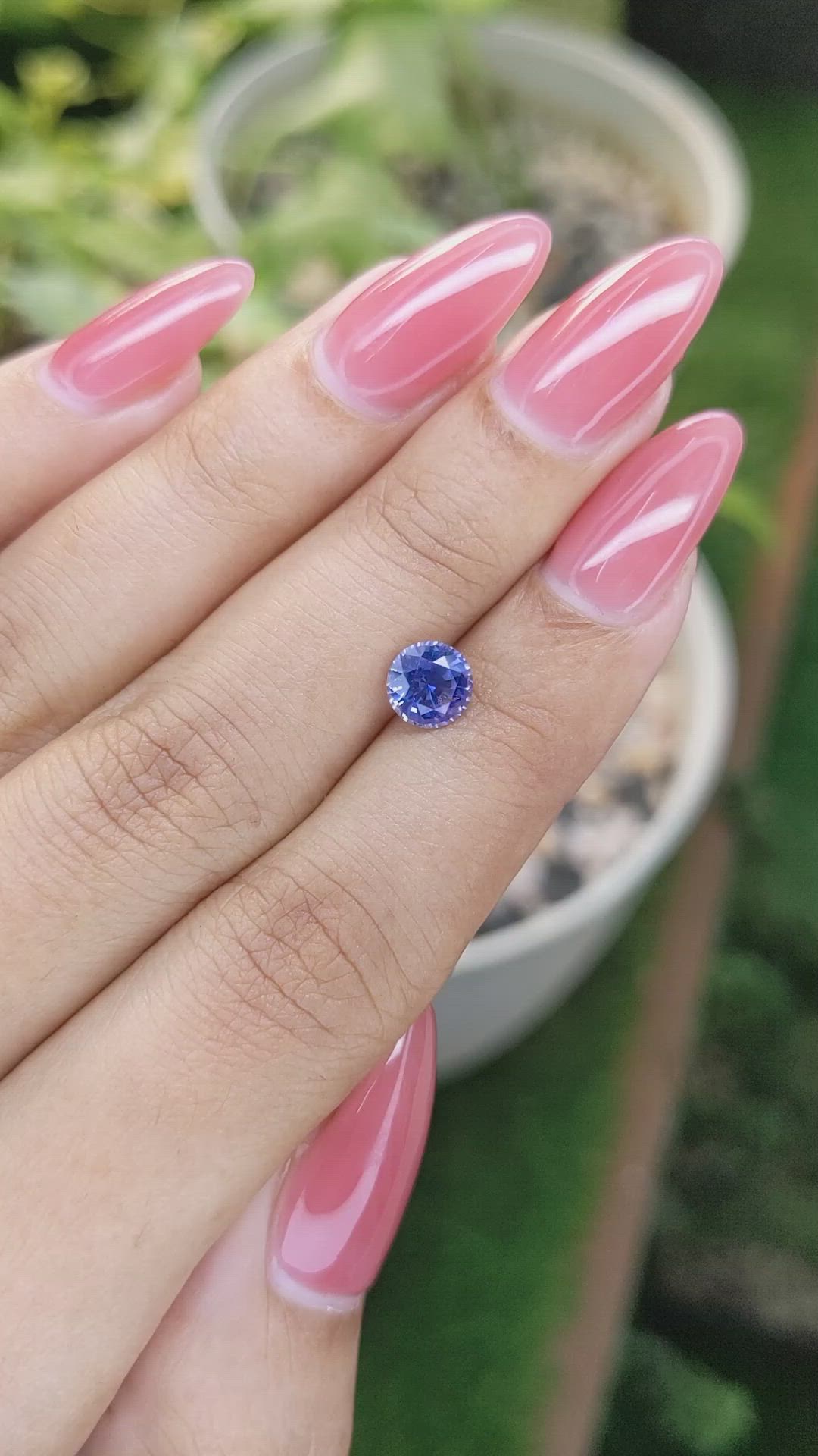 1.20 Ct. Blue Sapphire from Ceylon (Sri Lanka) Size Video