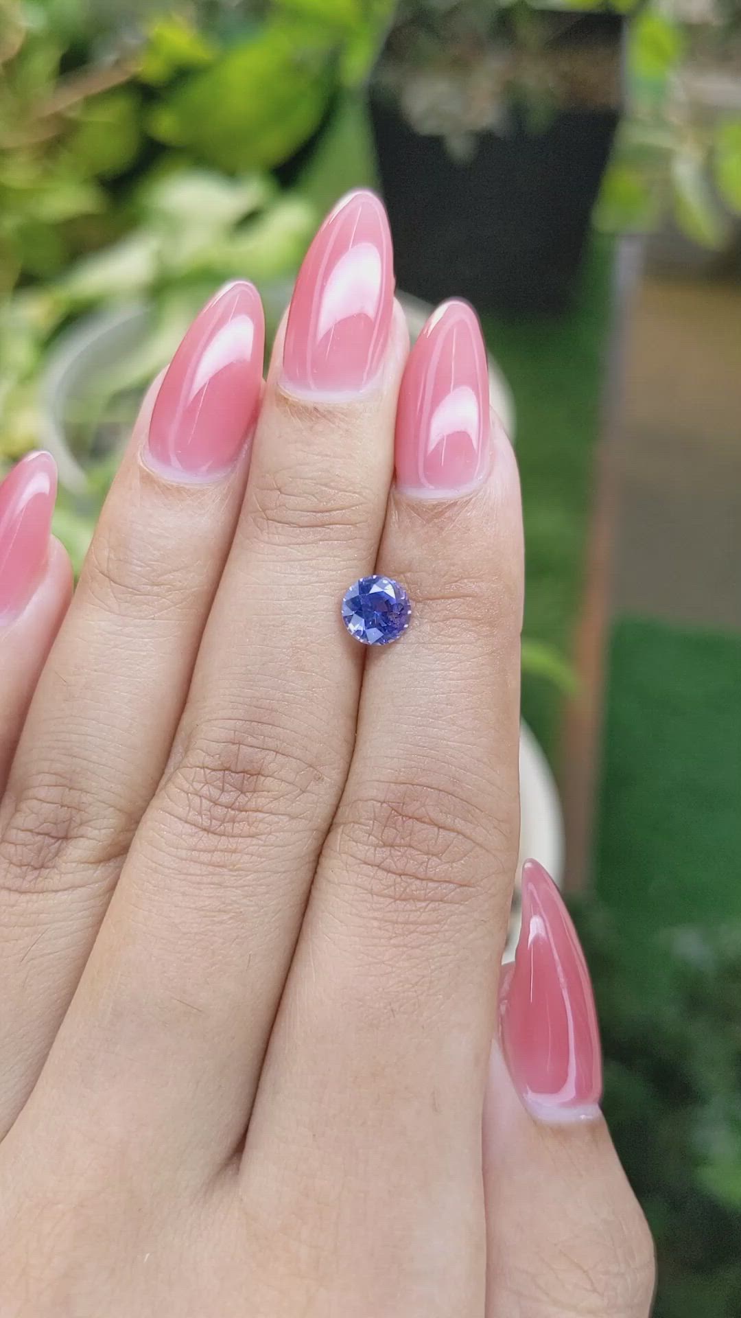 1.20 Ct. Blue Sapphire from Ceylon (Sri Lanka) Size Video