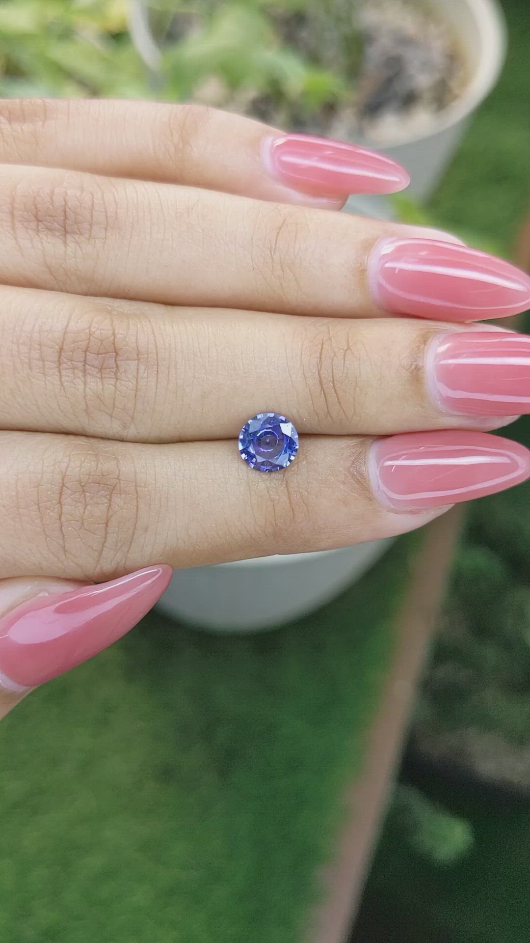 1.17 Ct. Blue Sapphire from Ceylon (Sri Lanka) Size Video