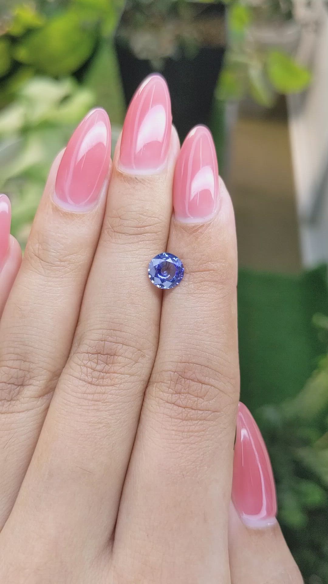 1.17 Ct. Blue Sapphire from Ceylon (Sri Lanka) Size Video
