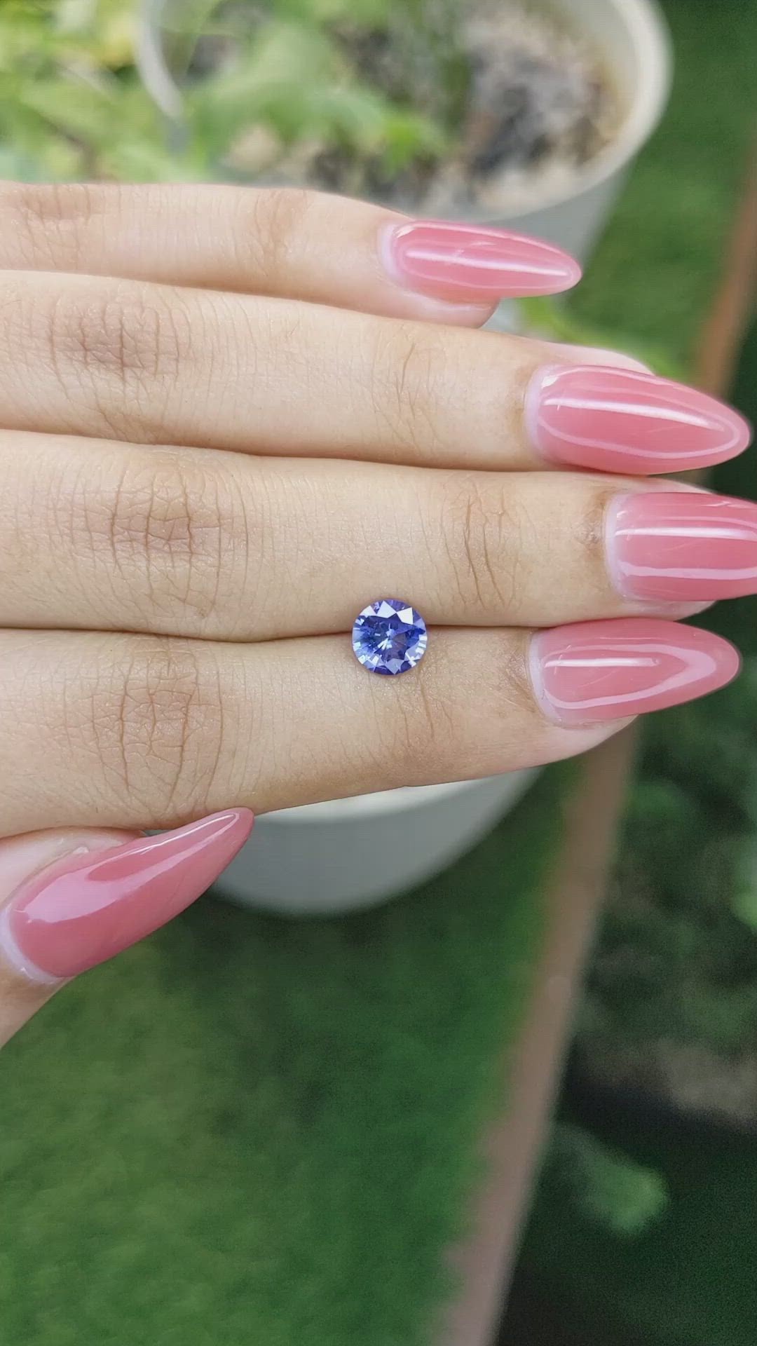 1.09 Ct. Blue Sapphire from Ceylon (Sri Lanka) Size Video