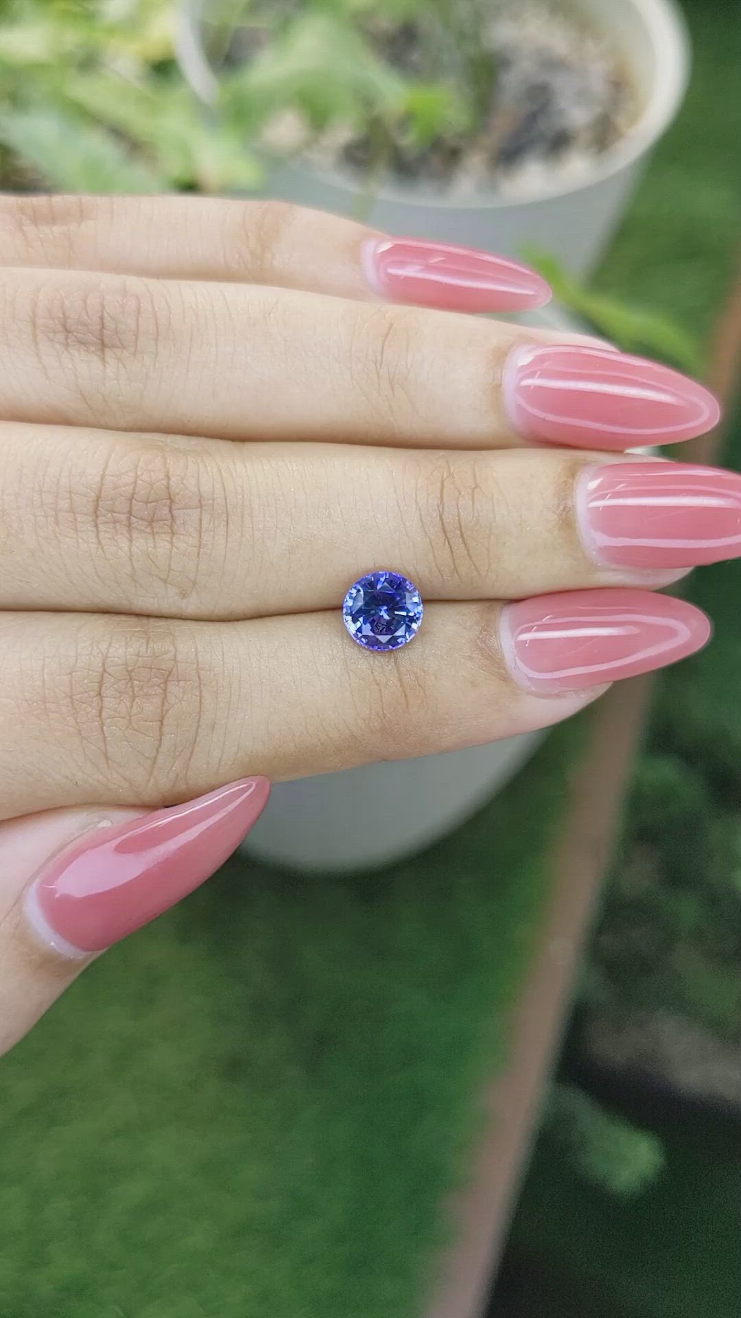 1.50 Ct. Blue Sapphire from Ceylon (Sri Lanka) Size Video