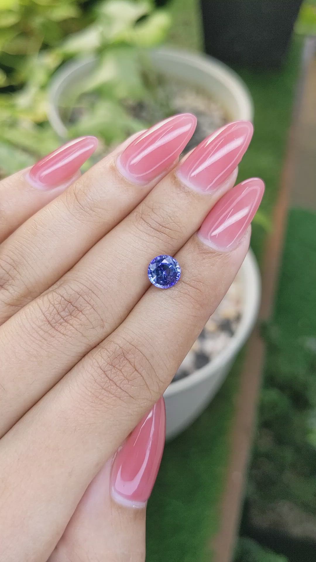 1.50 Ct. Blue Sapphire from Ceylon (Sri Lanka) Size Video