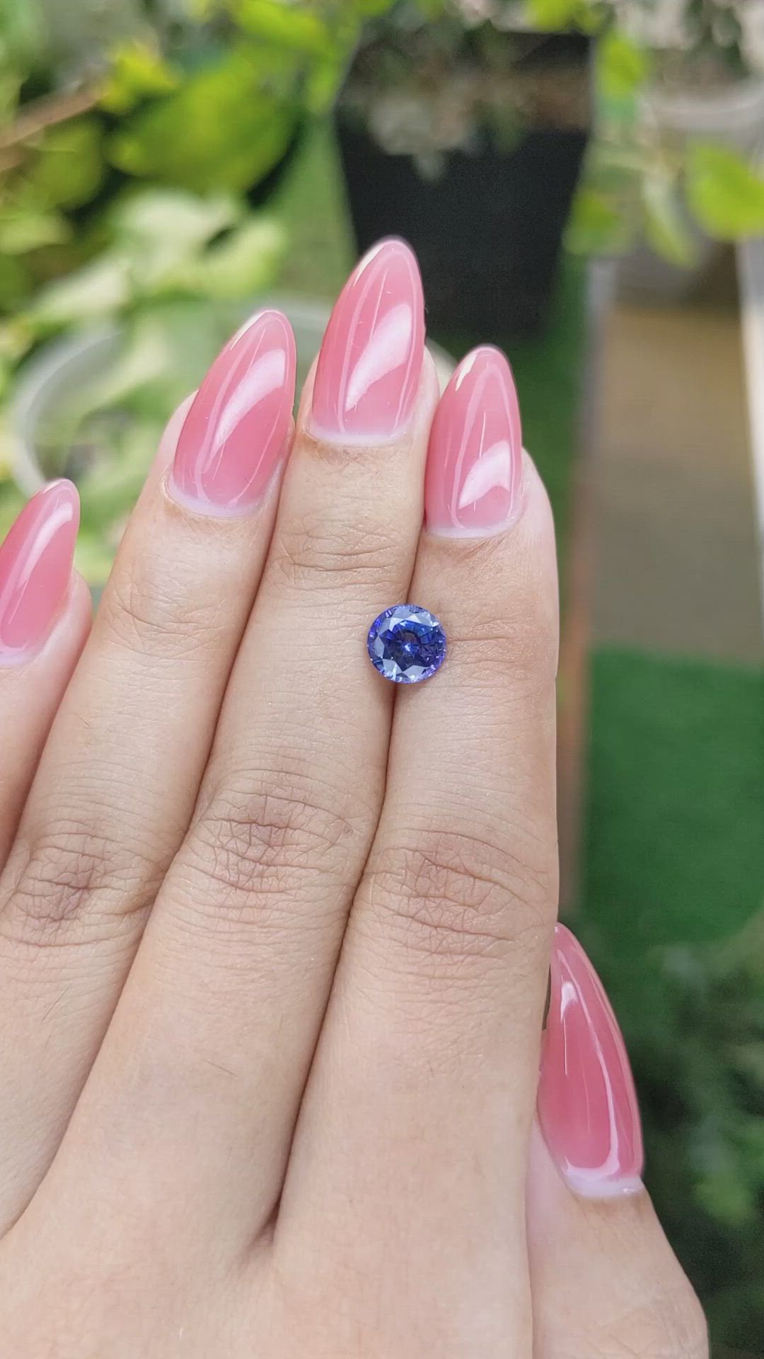 1.50 Ct. Blue Sapphire from Ceylon (Sri Lanka) Size Video