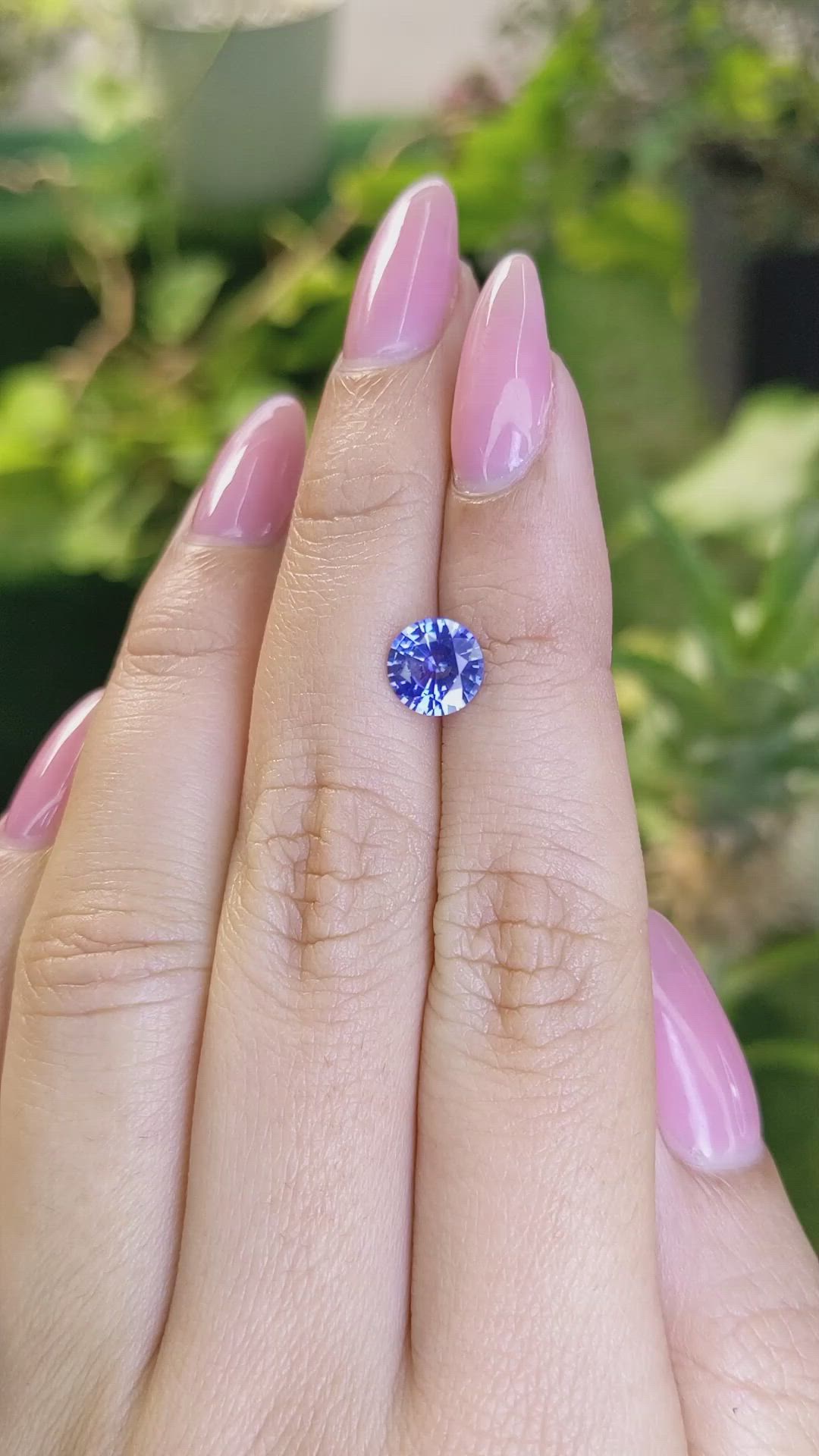 1.64 Ct. Blue Sapphire from Ceylon (Sri Lanka) Size Video