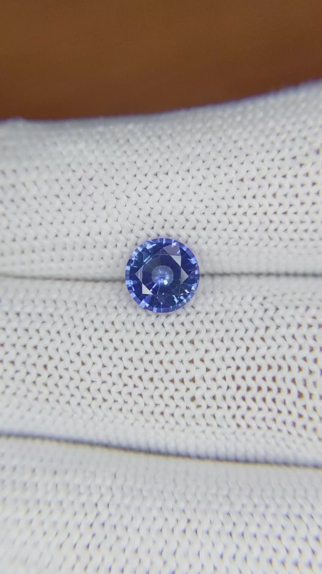 1.64 Ct. Blue Sapphire from Ceylon (Sri Lanka) Size Video