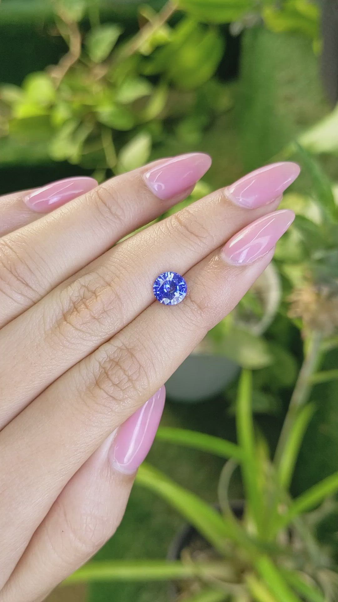 1.64 Ct. Blue Sapphire from Ceylon (Sri Lanka) Size Video
