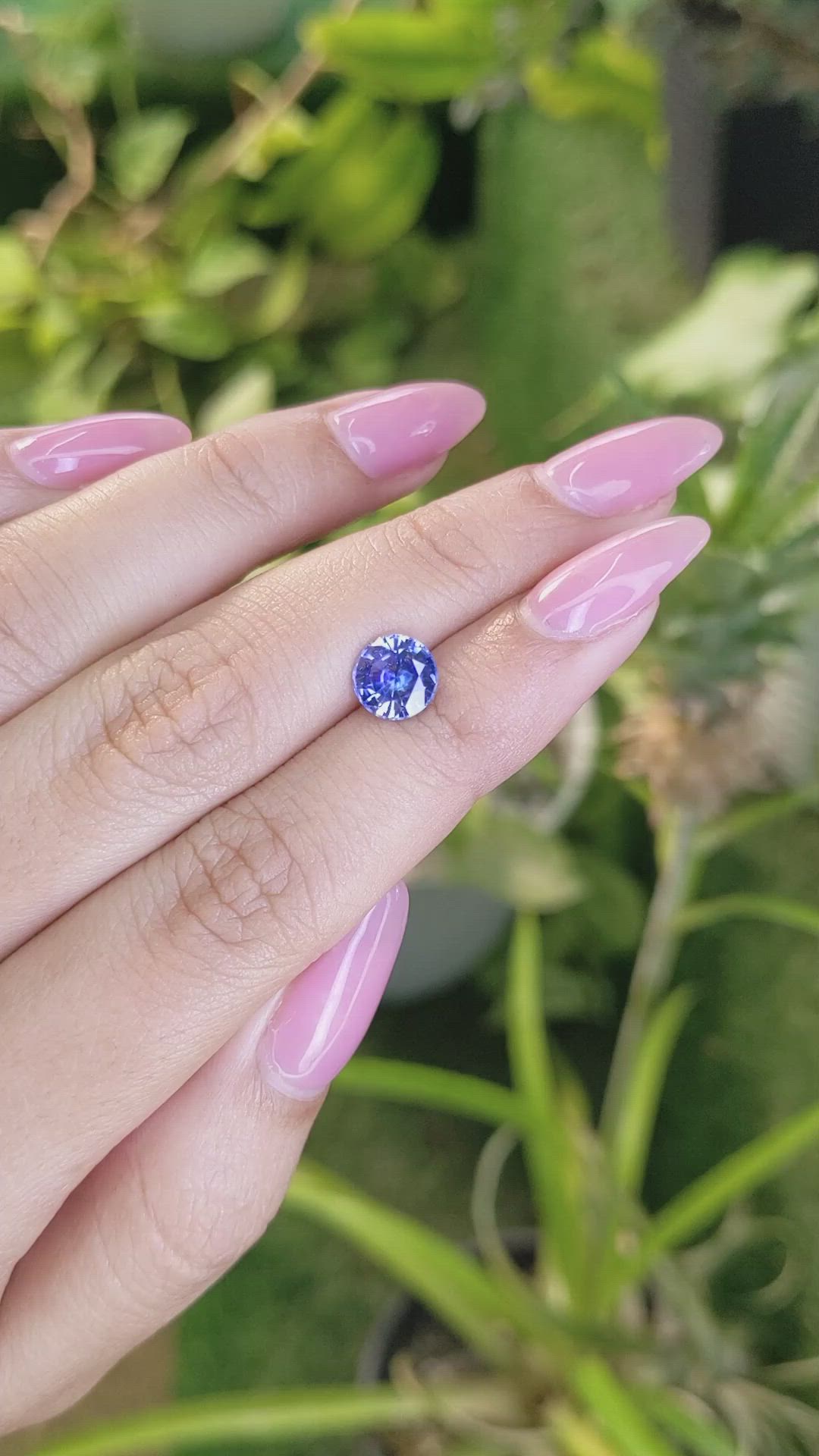 1.78 Ct. Blue Sapphire from Ceylon (Sri Lanka) Size Video