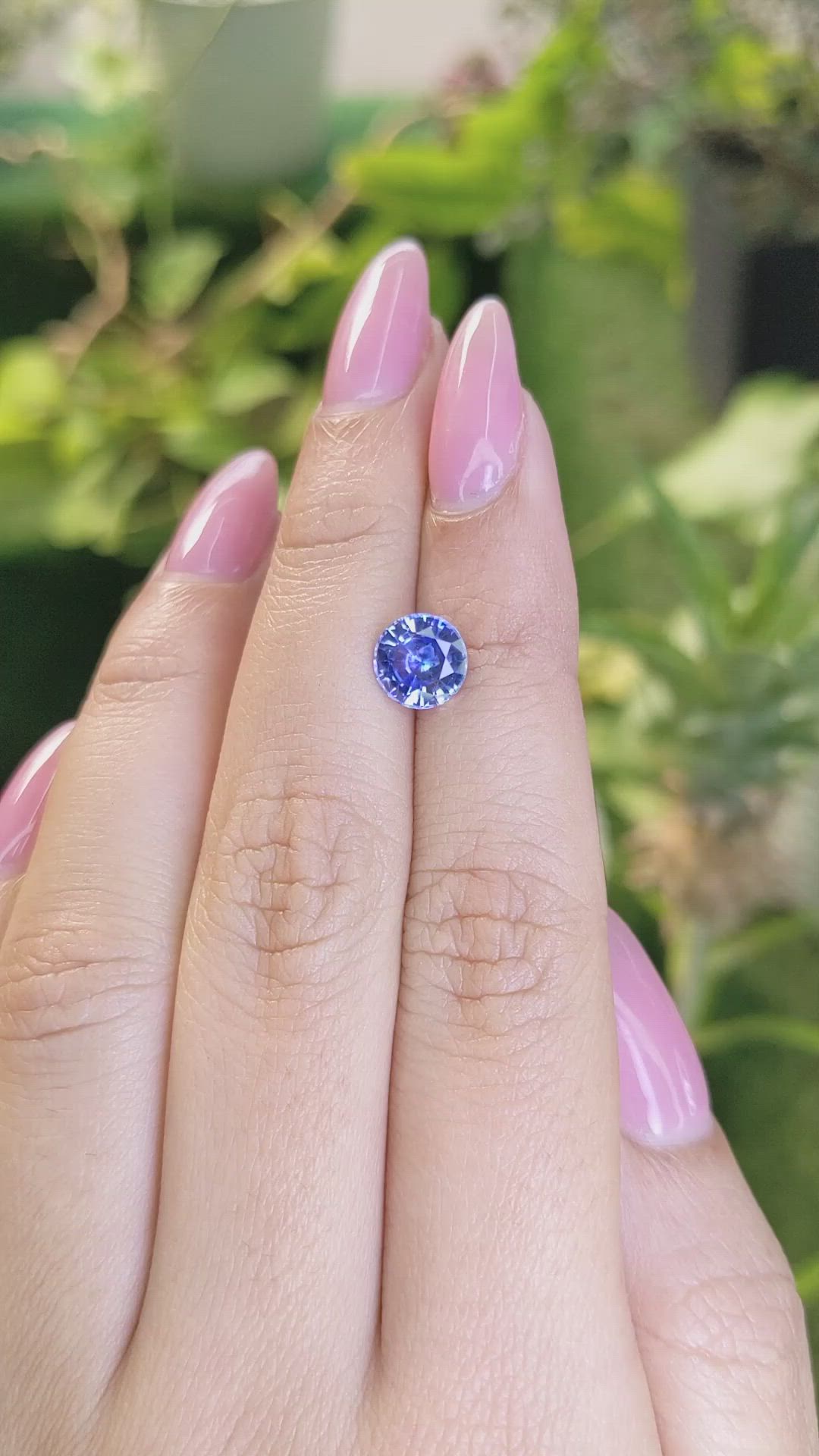 1.78 Ct. Blue Sapphire from Ceylon (Sri Lanka) Size Video