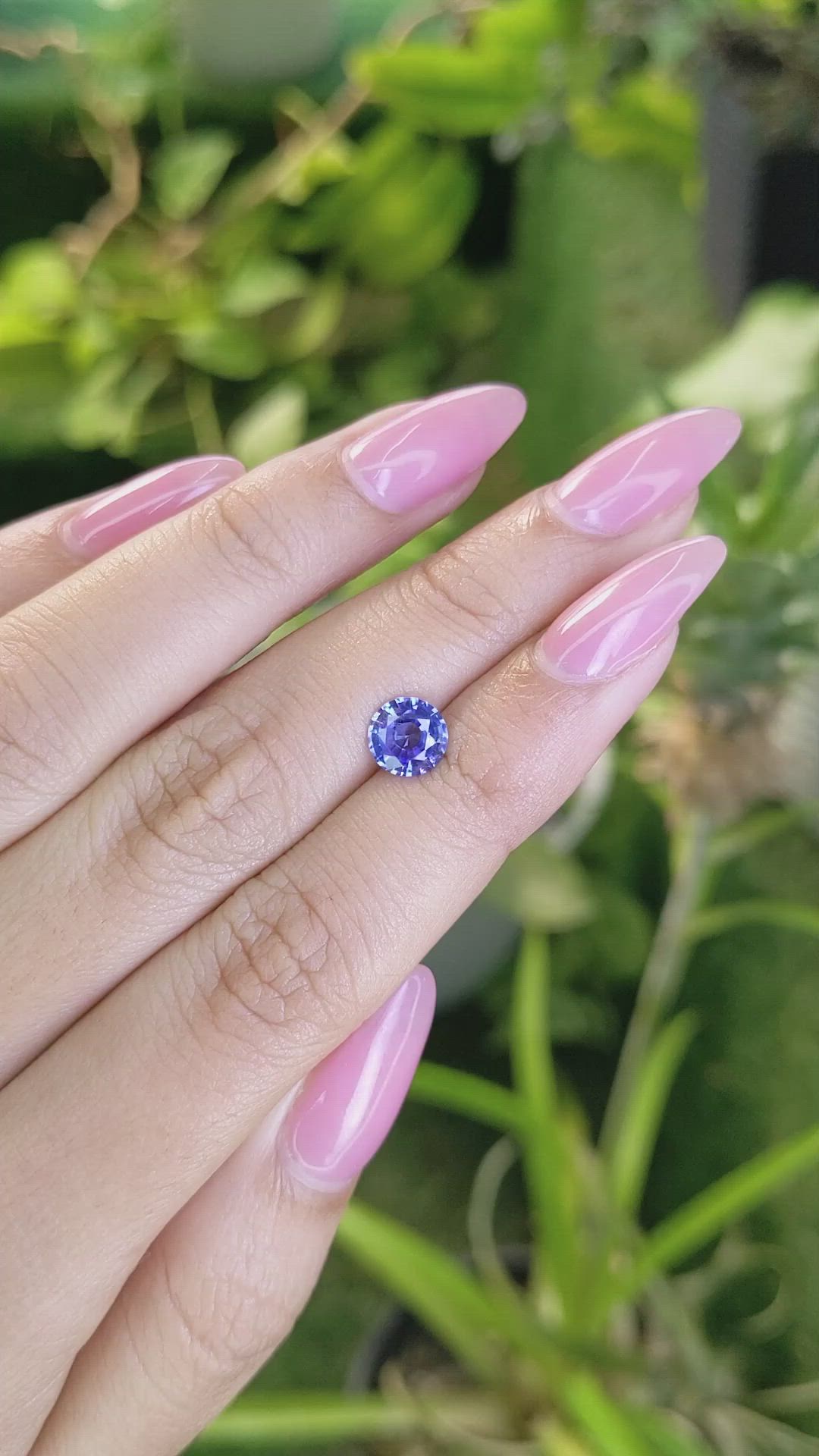 1.21 Ct. Blue Sapphire from Ceylon (Sri Lanka) Size Video