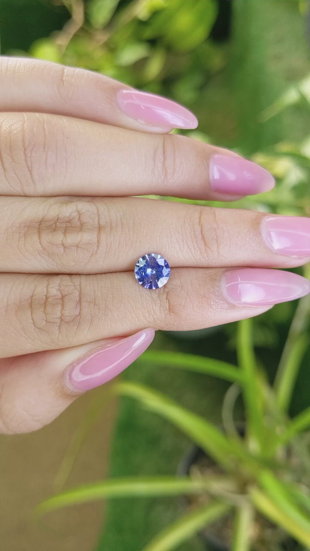 1.31 Ct. Blue Sapphire from Ceylon (Sri Lanka) Size Video