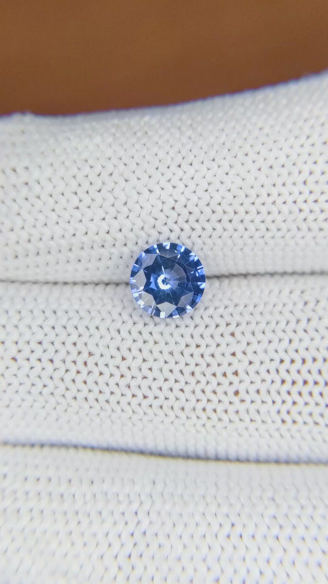 1.31 Ct. Blue Sapphire from Ceylon (Sri Lanka) Size Video