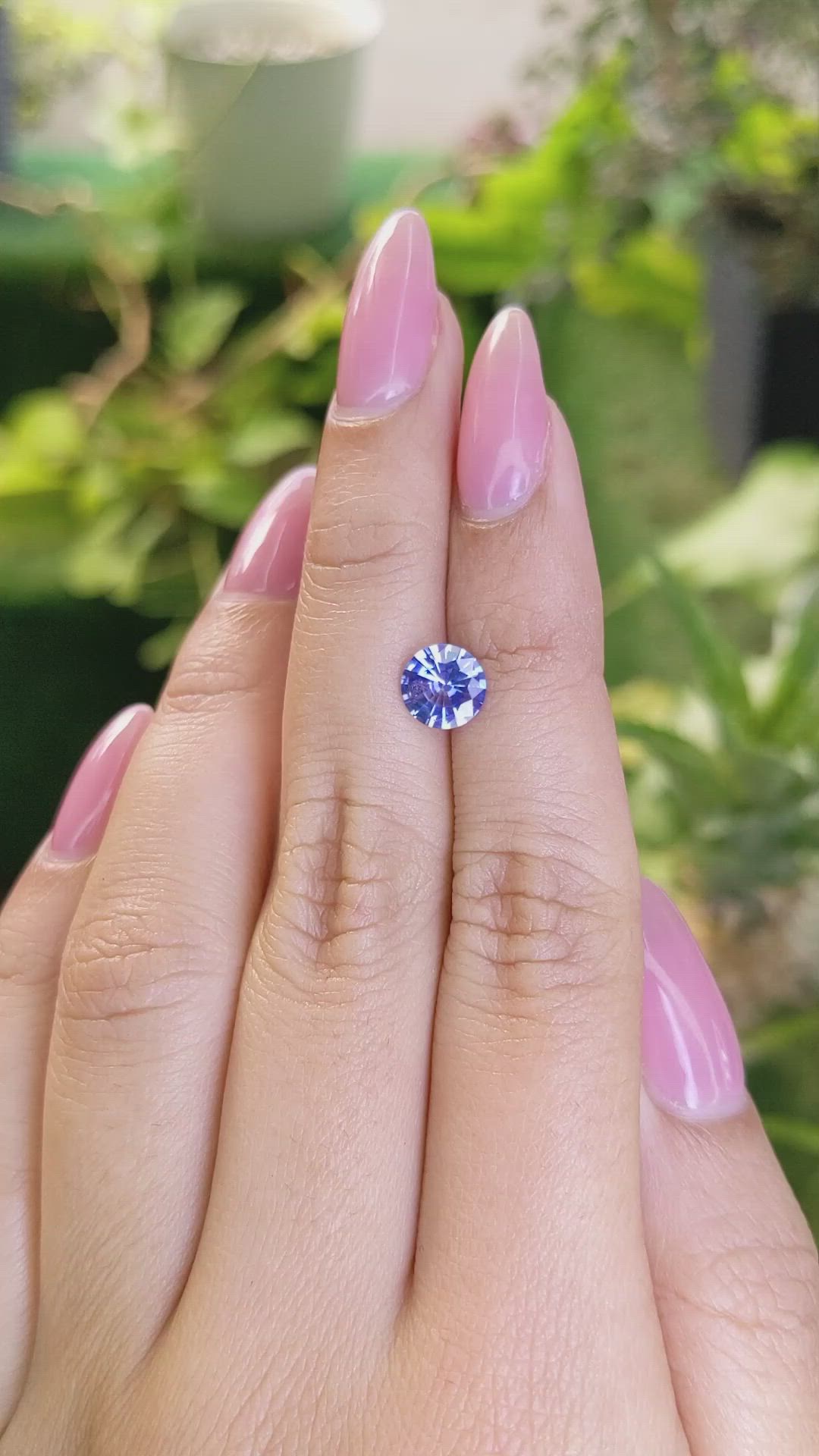 1.31 Ct. Blue Sapphire from Ceylon (Sri Lanka) Size Video