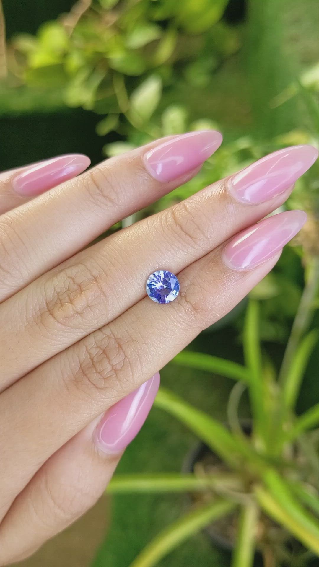 1.31 Ct. Blue Sapphire from Ceylon (Sri Lanka) Size Video