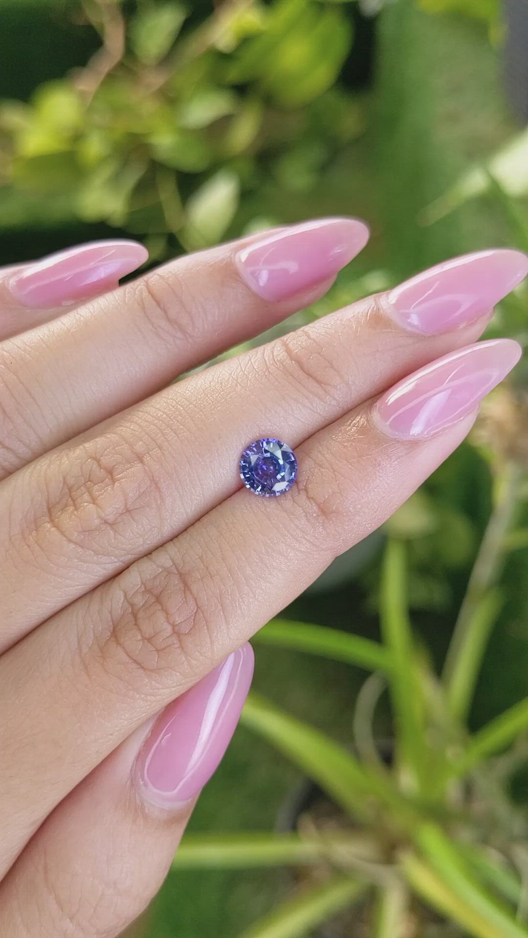 1.22 Ct. Blue Sapphire from Ceylon (Sri Lanka) Size Video