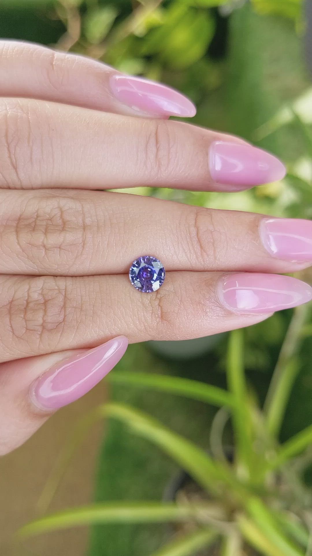 1.22 Ct. Blue Sapphire from Ceylon (Sri Lanka) Size Video