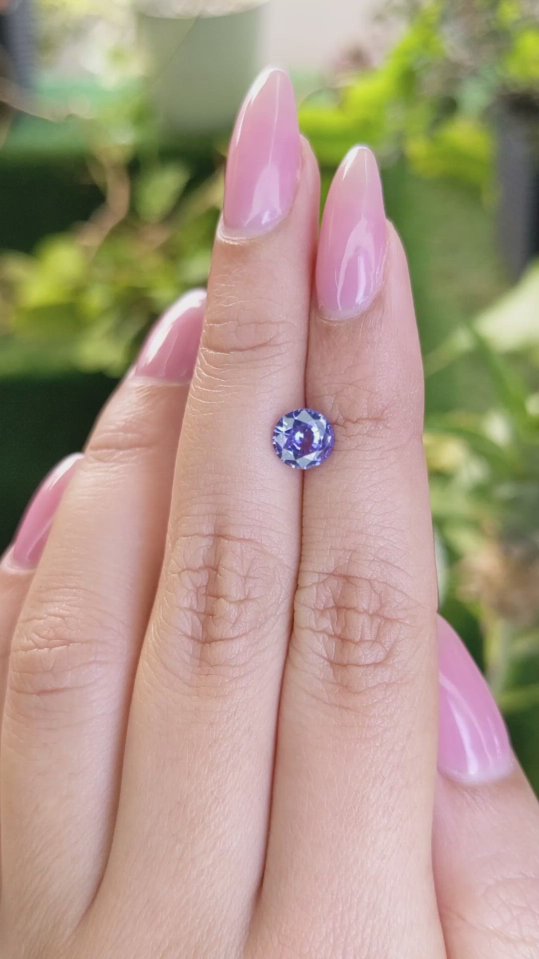 1.22 Ct. Blue Sapphire from Ceylon (Sri Lanka) Size Video