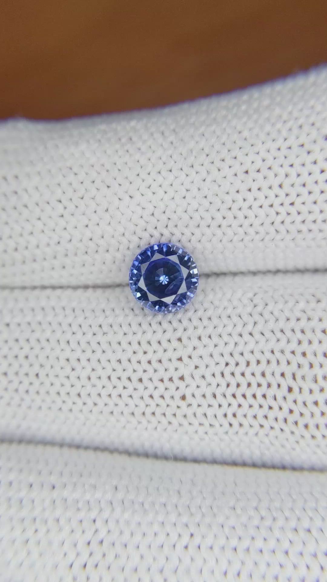 1.56 Ct. Blue Sapphire from Ceylon (Sri Lanka) Size Video