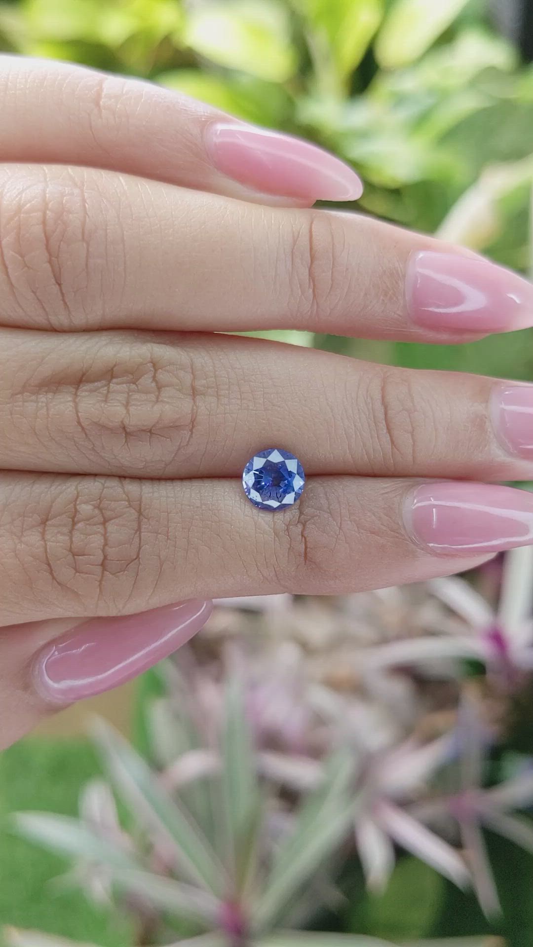 1.56 Ct. Blue Sapphire from Ceylon (Sri Lanka) Size Video