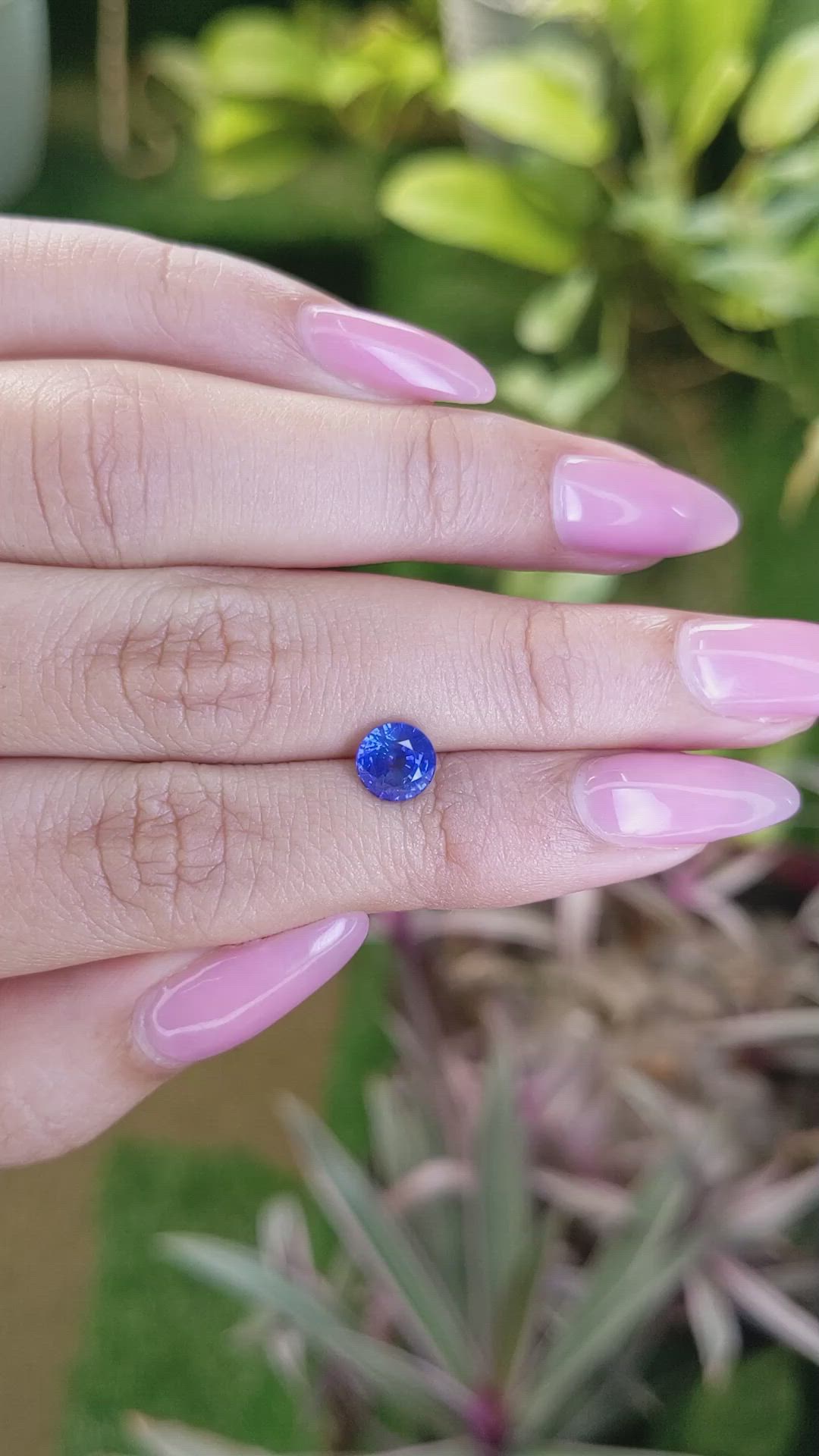 1.51 Ct. Blue Sapphire from Ceylon (Sri Lanka) Size Video