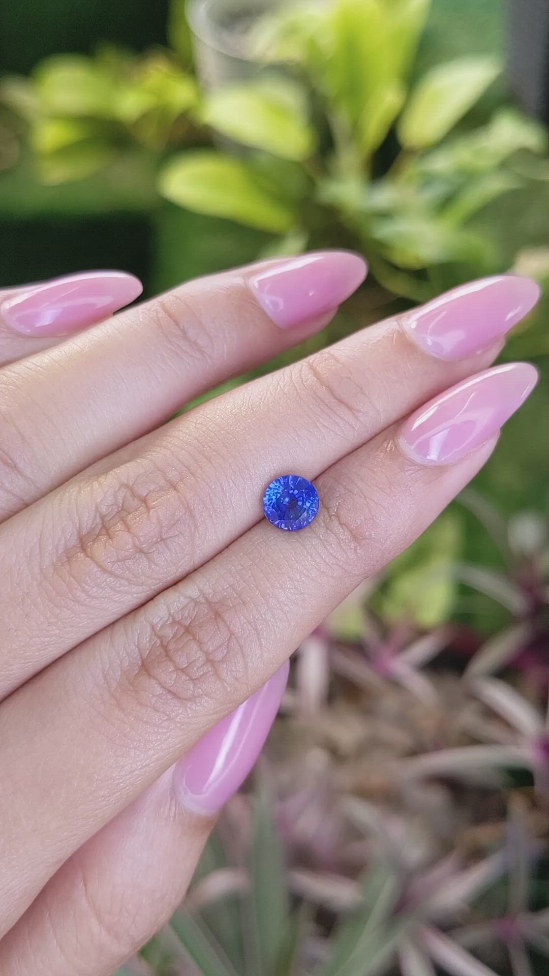 1.51 Ct. Blue Sapphire from Ceylon (Sri Lanka) Size Video