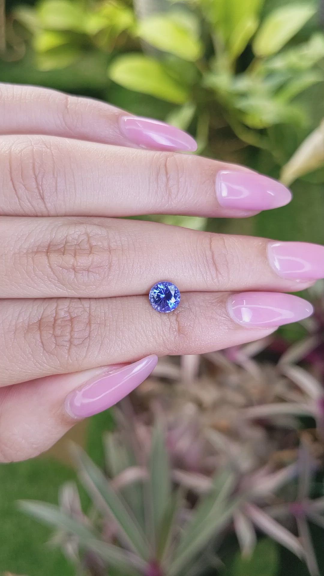 1.27 Ct. Blue Sapphire from Ceylon (Sri Lanka) Size Video