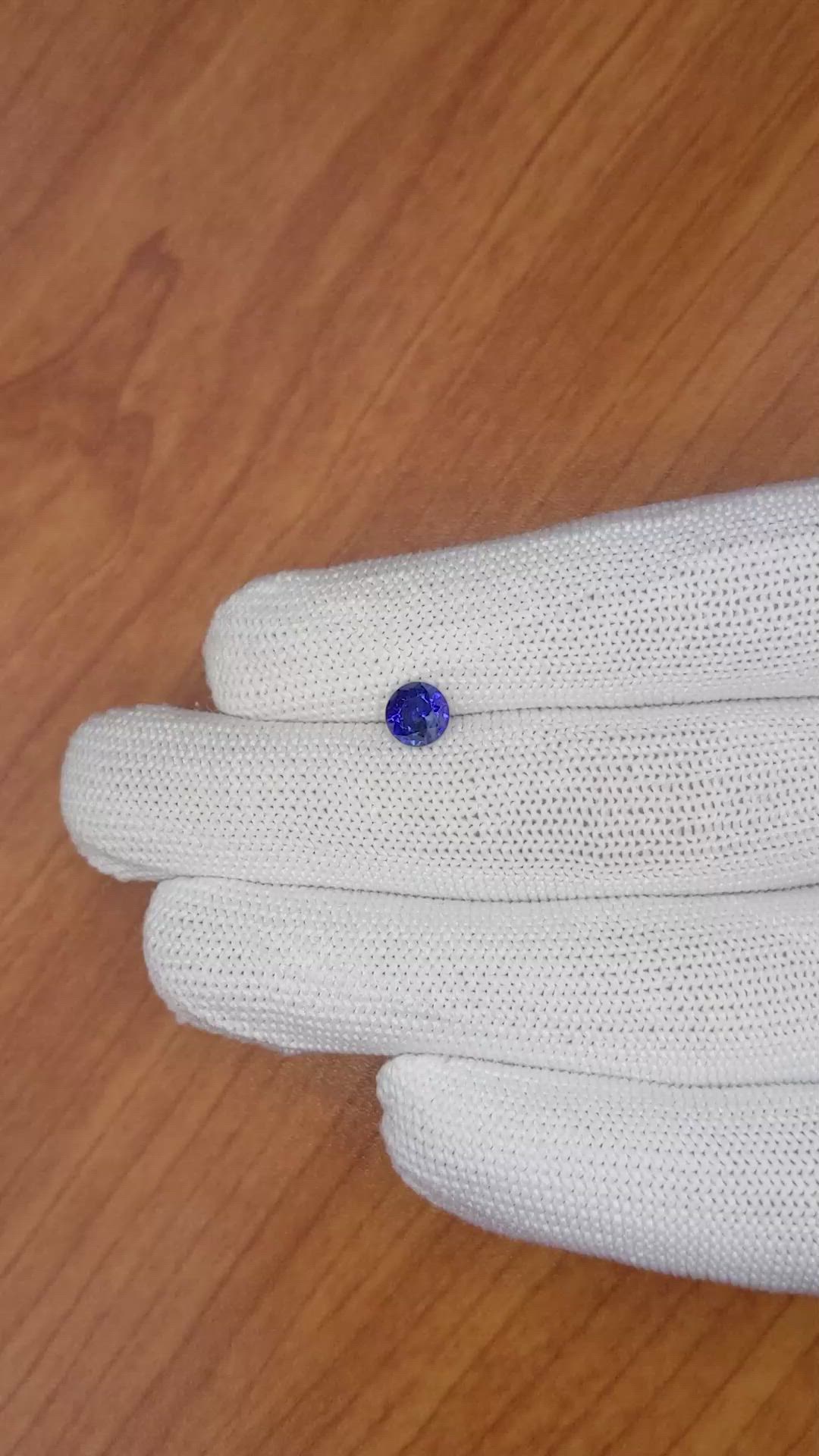 1.22 Ct. Blue Sapphire from Ceylon (Sri Lanka) Size Video
