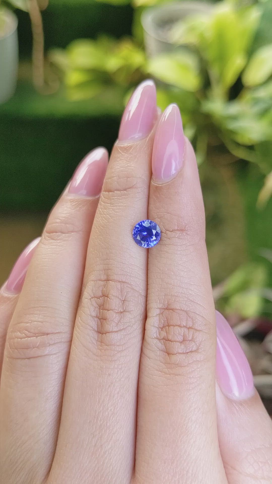 1.20 Ct. Blue Sapphire from Ceylon (Sri Lanka) Size Video