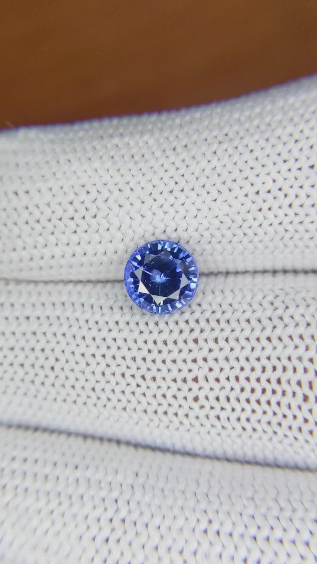 1.97 Ct. Blue Sapphire from Ceylon (Sri Lanka) Size Video