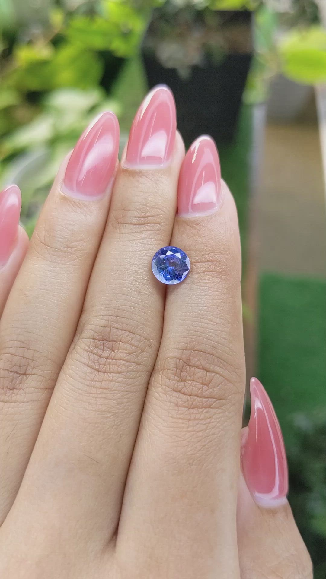 1.97 Ct. Blue Sapphire from Ceylon (Sri Lanka) Size Video