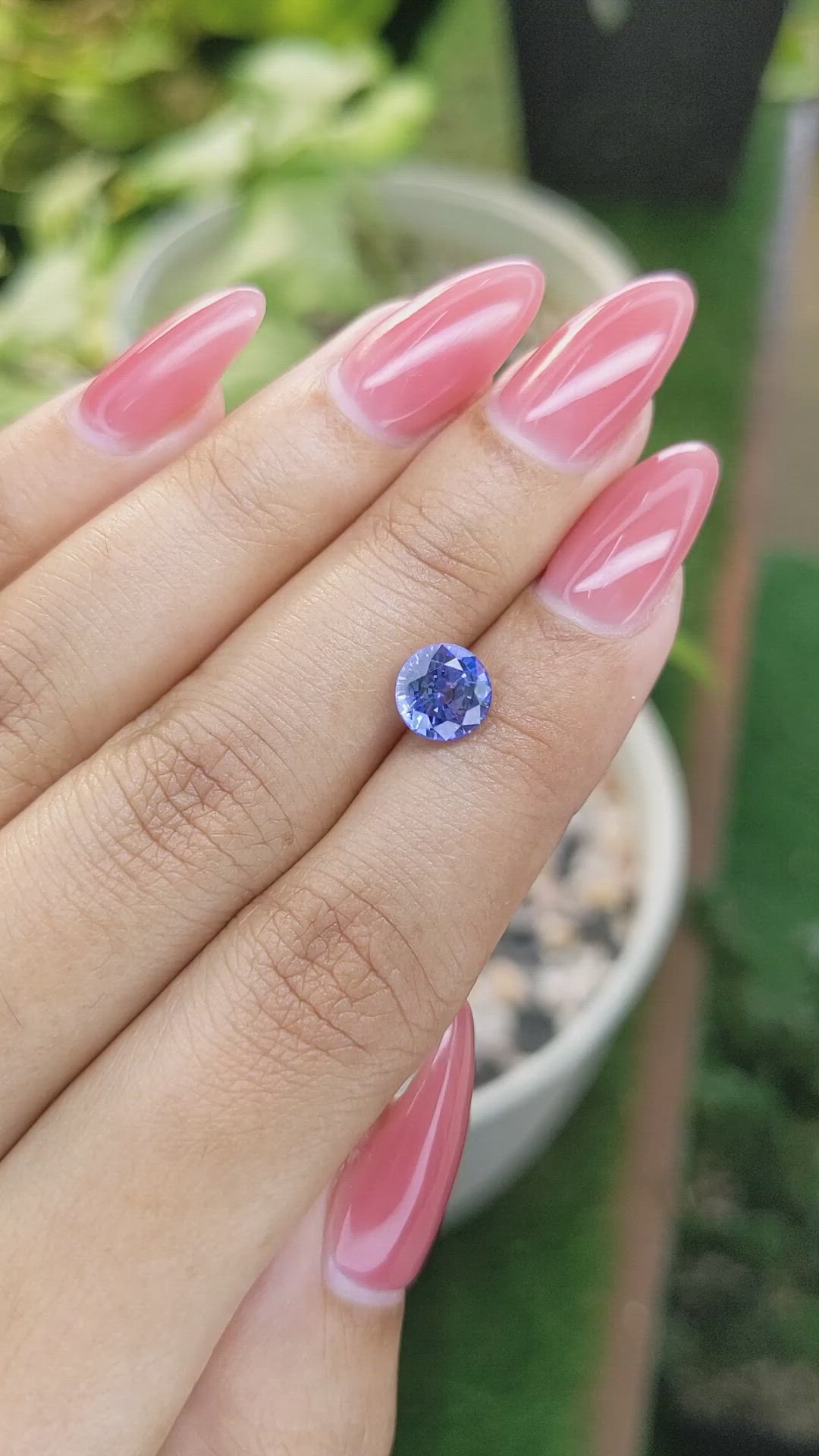 1.97 Ct. Blue Sapphire from Ceylon (Sri Lanka) Size Video