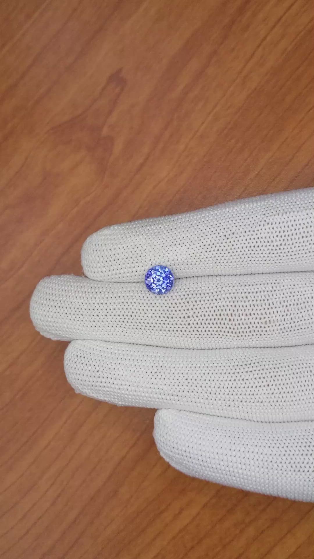 1.97 Ct. Blue Sapphire from Ceylon (Sri Lanka) Size Video
