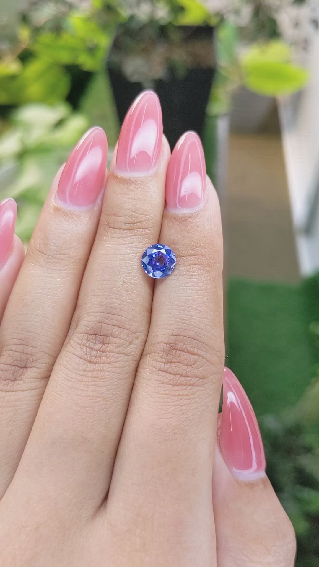 1.56 Ct. Blue Sapphire from Ceylon (Sri Lanka) Size Video