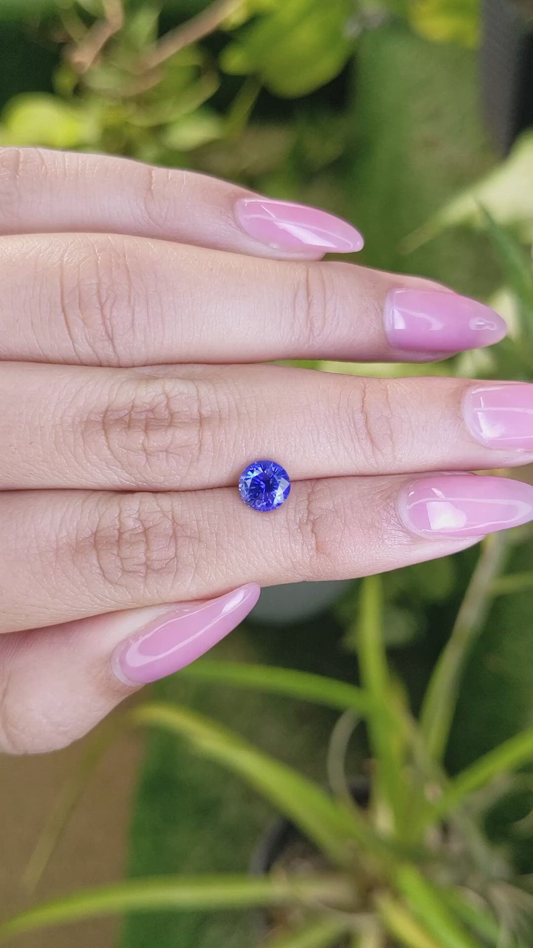 1.45 Ct. Blue Sapphire from Ceylon (Sri Lanka) Size Video