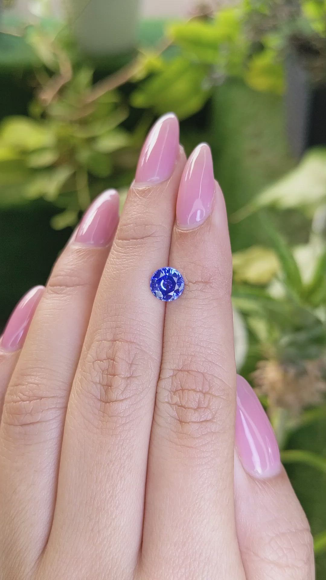 1.49 Ct. Blue Sapphire from Ceylon (Sri Lanka) Size Video