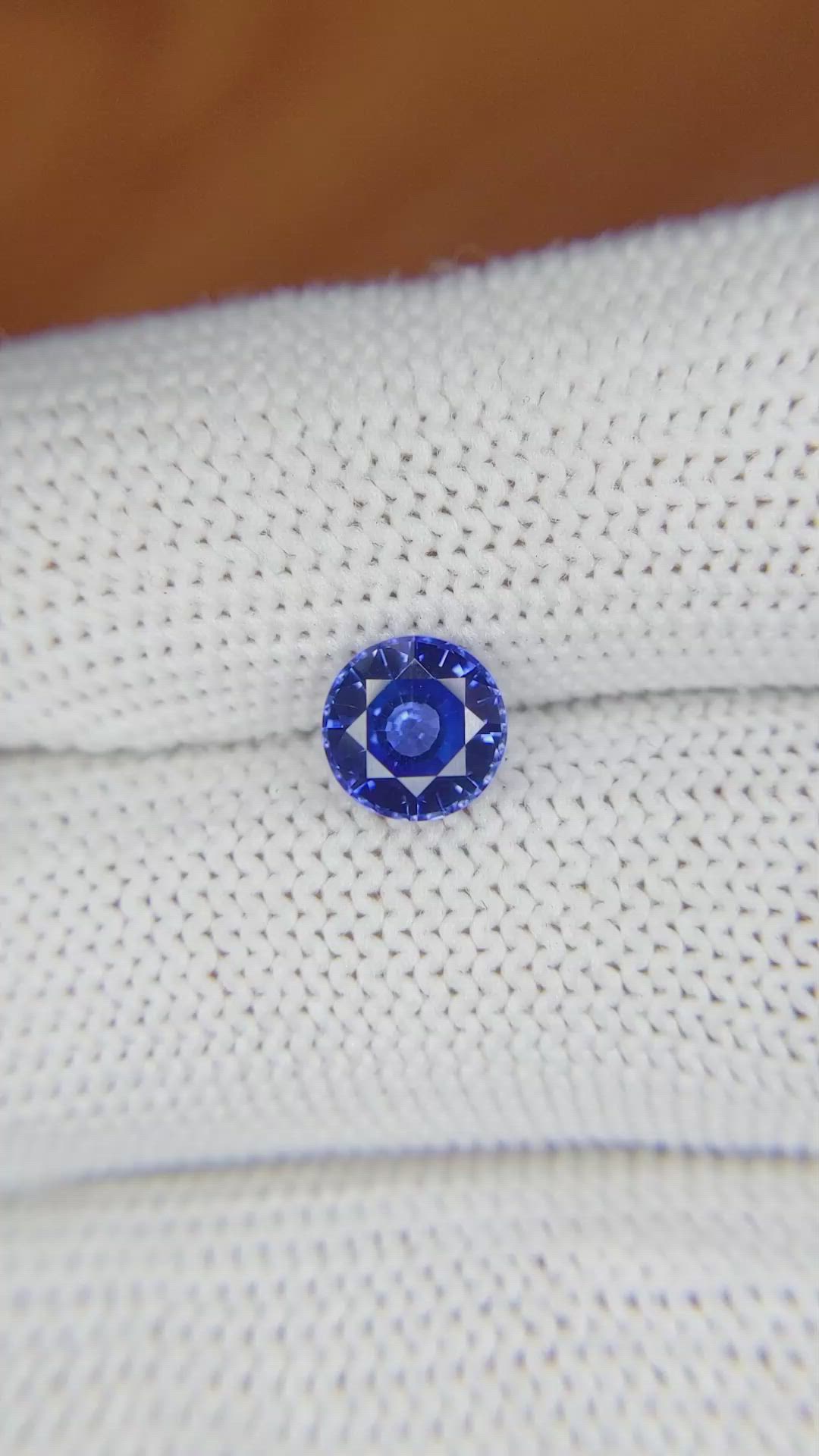 1.49 Ct. Blue Sapphire from Ceylon (Sri Lanka) Size Video