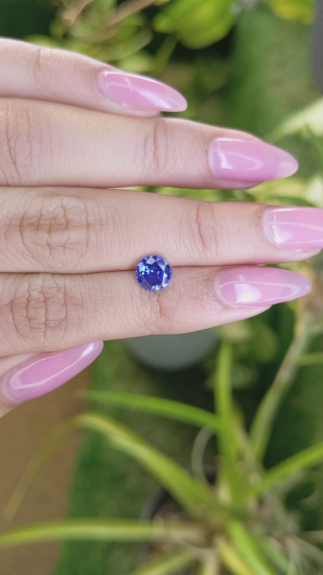 1.49 Ct. Blue Sapphire from Ceylon (Sri Lanka) Size Video