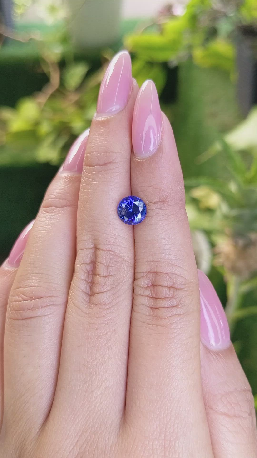 1.88 Ct. Blue Sapphire from Ceylon (Sri Lanka) Size Video