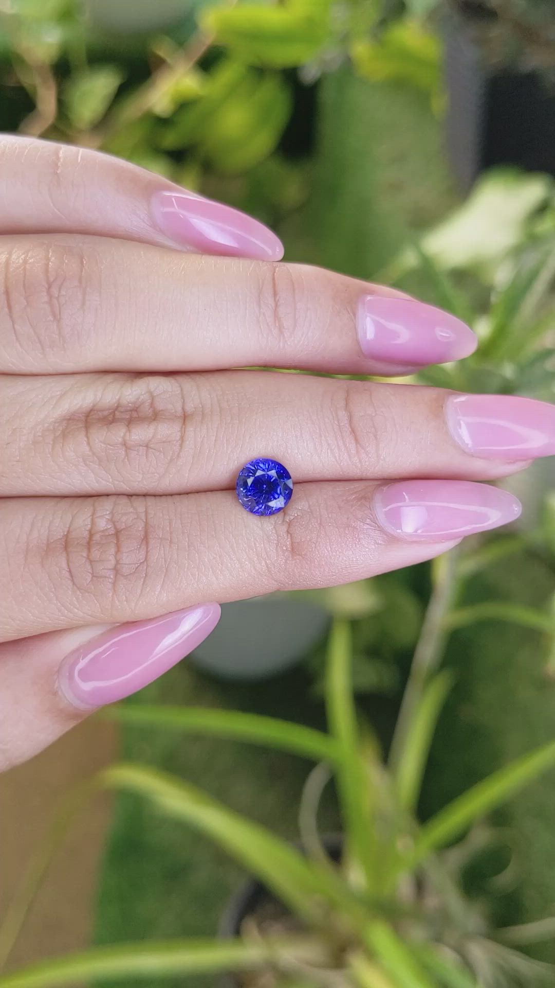 1.91 Ct. Blue Sapphire from Ceylon (Sri Lanka) Size Video